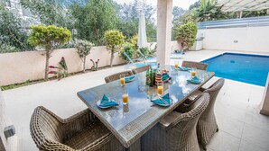 Balcony - Rent a Luxury Villa in Cyprus Close to the Beach, Protaras Villa 1228 (Paralimni)