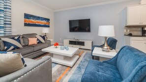 Flat-screen TV, foosball