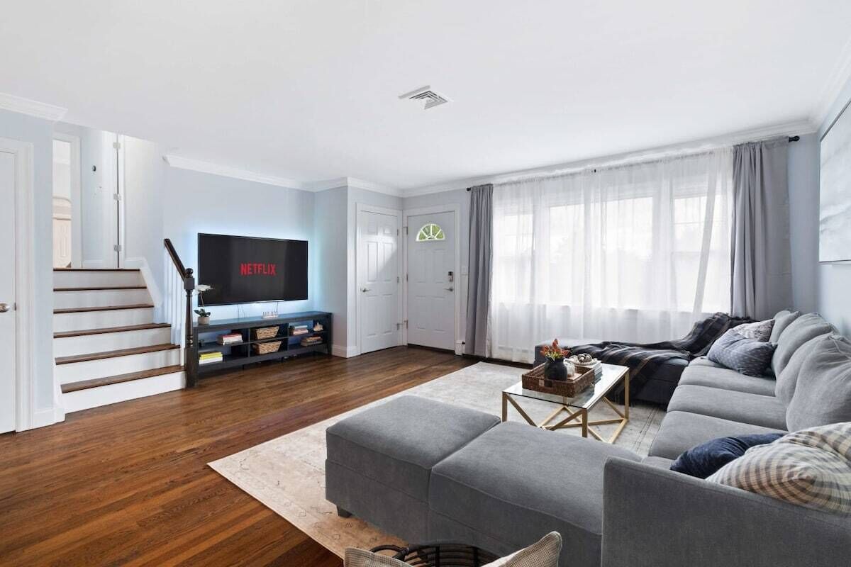 TV, video-game console, books, offices