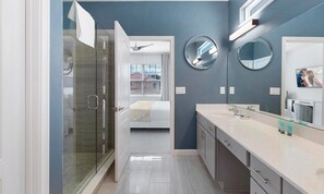 Bathroom - Luxury Villa With Private Pool on Solterra Resort, Orlando Villa 4545 (Davenport)