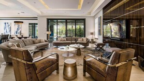 Living area - Perfect 10 Bedroom Villa on Reunion Resort and Spa, Orlando Mansion 4749 (Kissimmee)