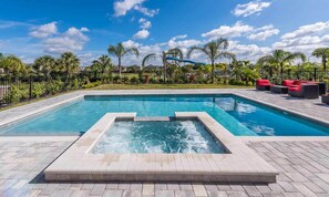 Outdoor pool - Ultimate 5 Star Villa With Private Pool on Encore Resort at Reunion, Orlando Villa 4413 (Kissimmee)
