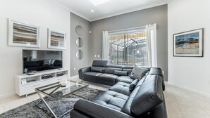 Living room - Perfect Villa on Solterra Resort, Orlando Villa 4952 (Davenport)