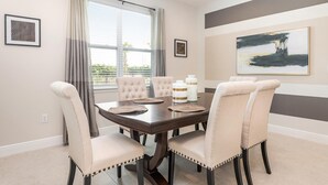 Dining - Rent Your Own Orlando Villa With Large Private Pool on Encore Resort at Reunion, Orlando Villa 4492 (Kissimmee)