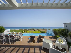 Outdoor dining - The Secret to Enjoying Your 5 Star Beachfront Villa, Pernera Villa 1533 (Paralimni)