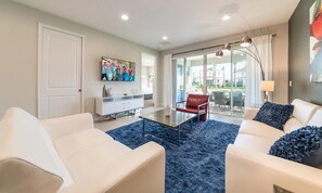 Flat-screen TV, video-game console - Rent This Luxury 5 Star Villa on Encore Resort at Reunion, Orlando Villa 4475 (Kissimmee)
