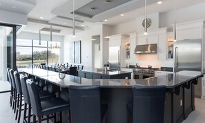 Microwave, oven, stovetop, dishwasher - Rent This Luxury 5 Star Villa on Reunion Resort and Spa, Orlando Mansion 4573 (Kissimmee)