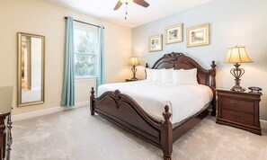 8 bedrooms, laptop workspace, bed sheets - Rent Your Own Orlando Villa With Large Private Pool on Encore Resort at Reunion, Orlando Villa 4710 (Kissimmee)