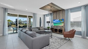 Flat-screen TV, table football - You Have Found the Ultimate Luxury 10 Bedroom Villa on Encore Resort at Reunion, Orlando Villa 3639 (Kissimmee)
