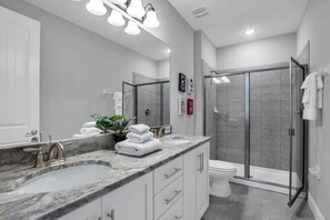 Bathroom - You Have Found the Ultimate Luxury 10 Bedroom Villa on Encore Resort at Reunion, Orlando Villa 3639 (Kissimmee)