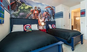 11 bedrooms, laptop workspace, bed sheets