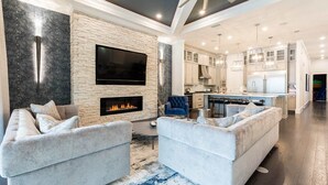 Living area - Rent This Luxury 5 Star Villa on Reunion Resort and Spa, Orlando Villa 4737 (Kissimmee)