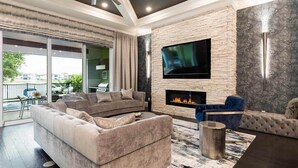 Living area - Rent This Luxury 5 Star Villa on Reunion Resort and Spa, Orlando Villa 4737 (Kissimmee)
