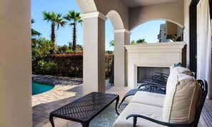 Balcony - Ultimate 5 Star Villa With Private Pool on Reunion Resort and Spa, Orlando Villa 4745 (Kissimmee)