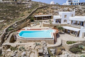 Pool - Rent Your Luxury 7 Bedroom Villa, Mykonos Villa 1009 (Mykonos)