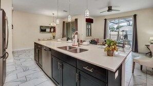 Private kitchen - You and Your Family Will Love This Luxury Home on Storey Lake Resort, Orlando Townhome 3680 (Kissimmee)