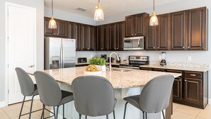 Microwave, oven, stovetop, dishwasher - Rent This Luxury 5 Star Villa on Encore Resort, Orlando Villa 5470 (Kissimmee)