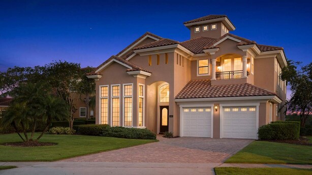 Front of property - The Perfect Villa With a Beautiful Private Pool, Orlando Villa 4555 (Kissimmee)