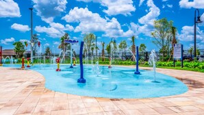 A water park with multiple water features and a clear blue sky. - You Have Found the Perfect Holiday Villa on Storey Lake Resort With Every 5 Star Amenity, Orlando Villa 3678 (Kissimmee)