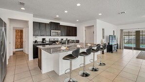 Private kitchen - Your Family Will This Private Villa on The Dales at West Haven, Orlando Villa 3737 (Davenport)