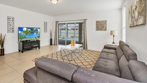 Living room - Your Family Will This Private Villa on The Dales at West Haven, Orlando Villa 3737 (Davenport)