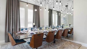 Dining - Rent Your Own Orlando Villa With Large Private Pool on Encore Resort at Reunion, Orlando Villa 4463 (Kissimmee)