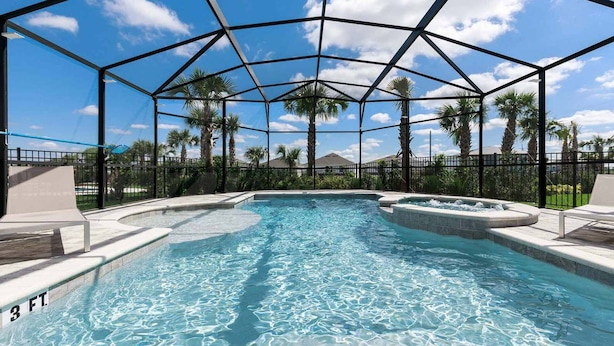 6 bedrooms, laptop workspace, iron/ironing board, bed sheets - Rent Your Own Orlando Villa With Large Private Pool on Encore Resort at Reunion, Orlando Villa 4463 (Kissimmee)