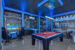Games room - You Have Found the Ultimate Luxury 10 Bedroom Mansion on Encore Resort, Orlando Mansion 5047 (Kissimmee)