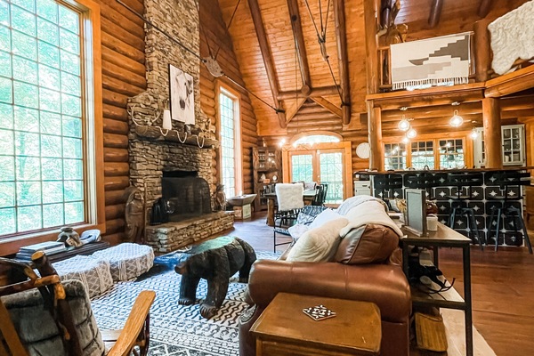 Smart TV, caminetto, lettore DVD, tavolo da calcetto