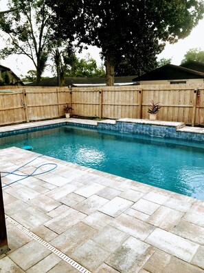 Outdoor pool - Two Story Beautiful Home with deck, large backyard & pool (Jacksonville)