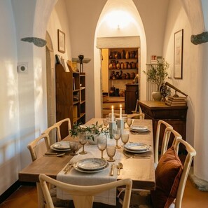 Dining - La Sbilenca, 6 guests - Calice Ligure, near Finale Ligure (Calice Ligure)