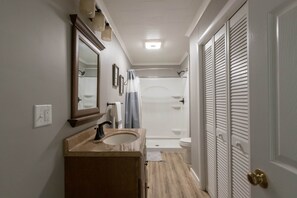 Hair dryer, towels