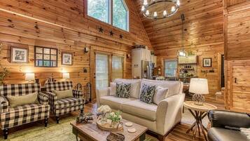 Televisión y chimenea