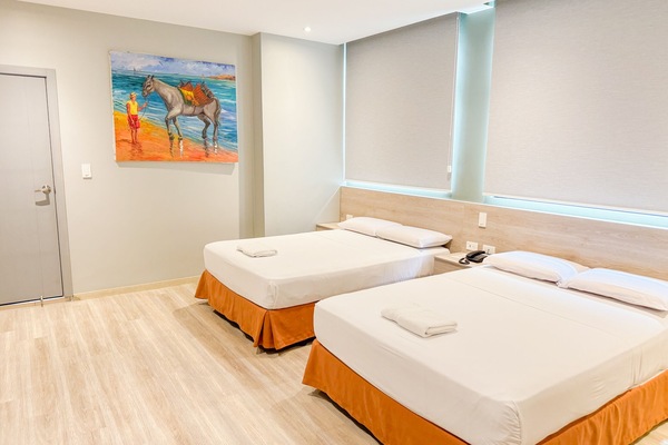 Wifi gratis y ropa de cama