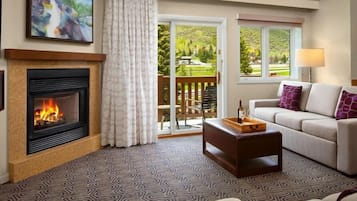 TV, fireplace, table tennis