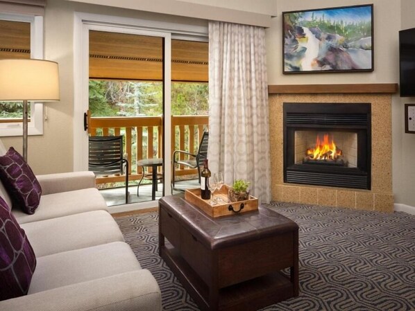 TV, fireplace, table tennis