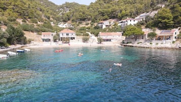Aan het strand, ligstoelen aan het strand