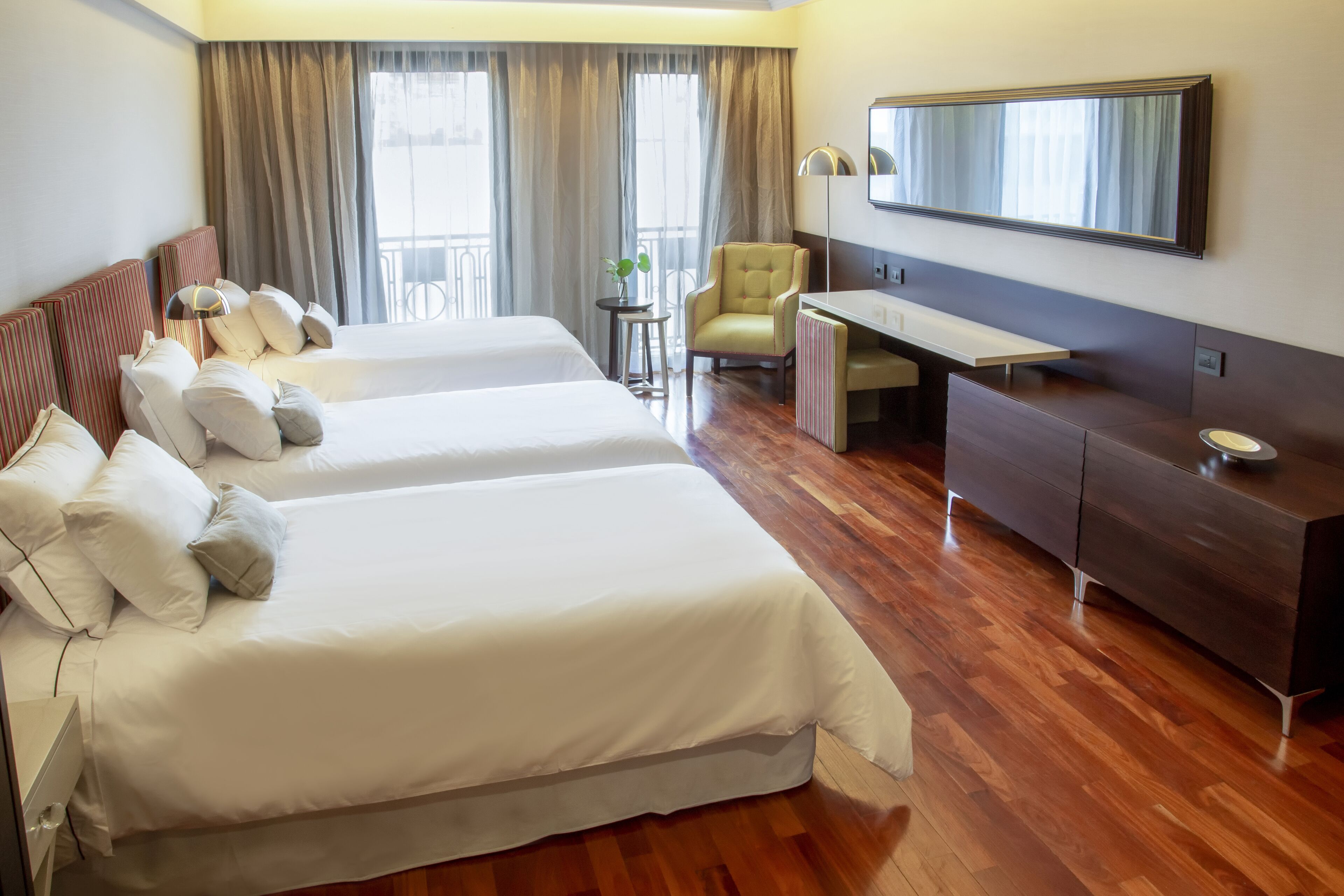 superior room, 3 single beds | free wifi, bed sheets