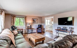 House, Multiple Beds (Hidden Valley Retreat with Foothill V) | Living room | 55-inch Smart TV with digital channels, TV - Hidden Valley Retreat. Foothill views. Large Yard! (Loveland)