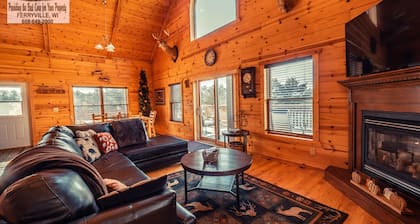 Hyvin eristäytynyt kaunis mökki !! Katsella luontoa ja tähti katse kannelta !!