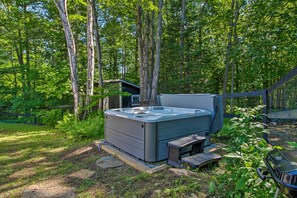Bain à remous extérieur