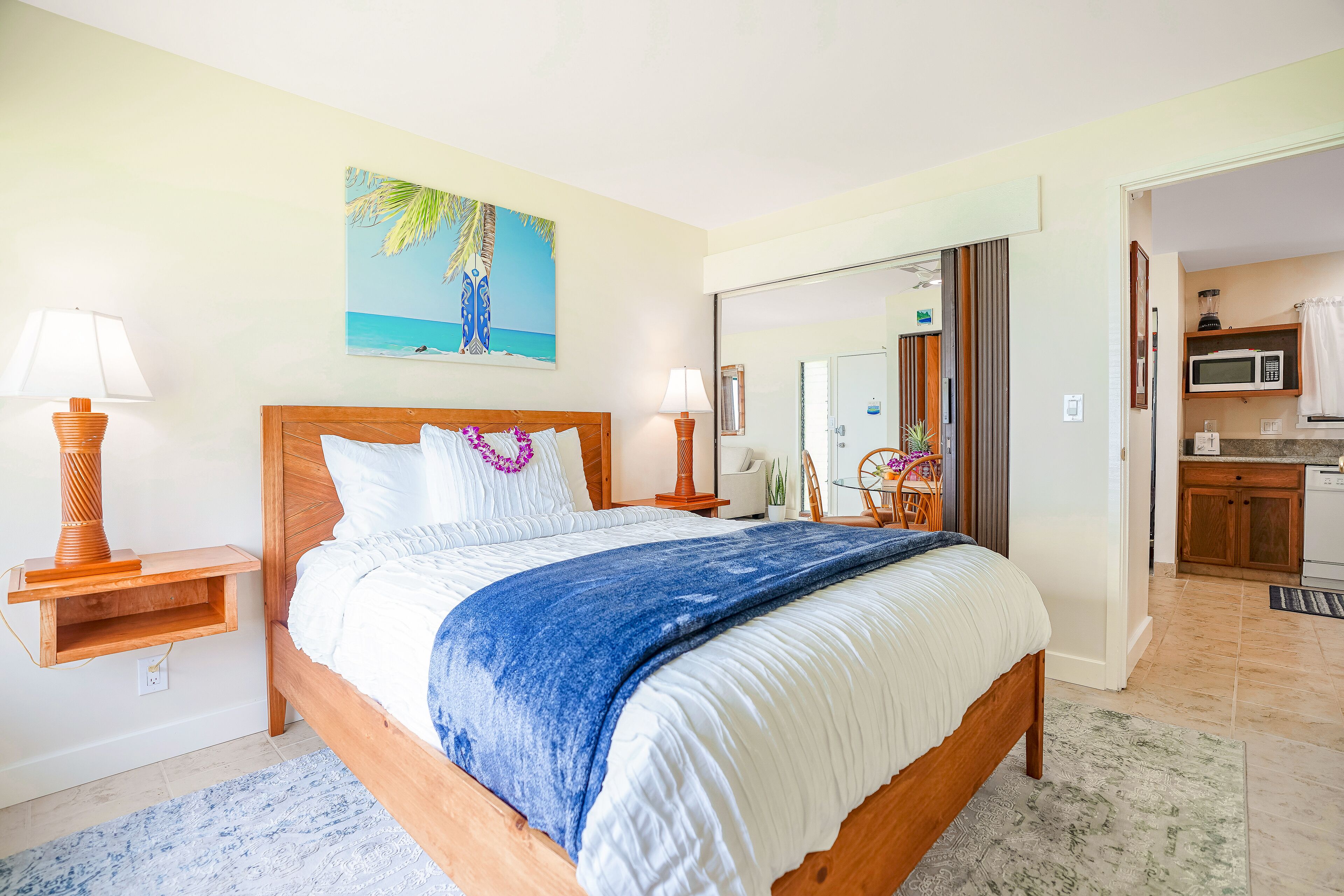 1 bedroom, iron/ironing board, internet, bed sheets