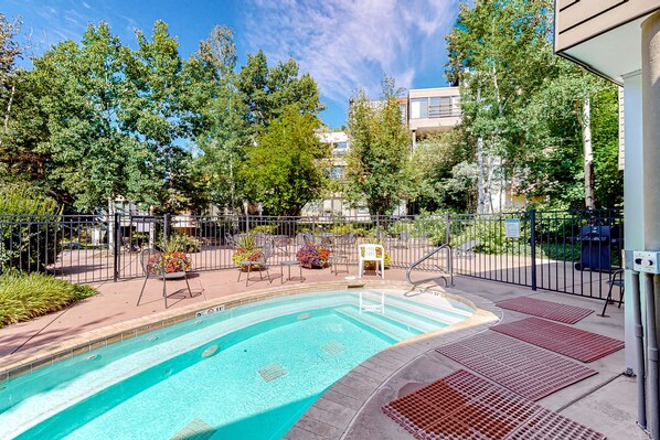 Indoor pool, a heated pool