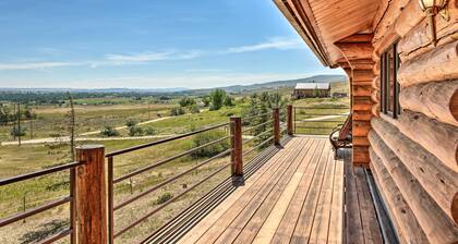 Exquisite Log Home with Lander Valley Views!