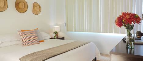 Premium bedding, down duvets, in-room safe, blackout curtains