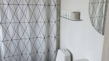 Basic Room, 2 Bedrooms, City View | Bathroom | Hair dryer, towels