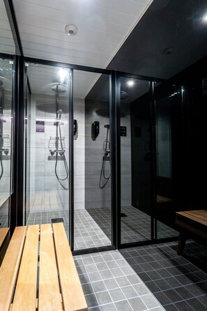 Hair dryer, bidet, towels - Time Hostel NOVA (Jyväskylä)