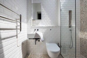 Hair dryer, towels
