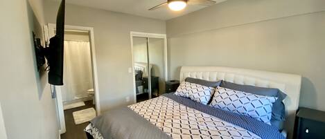 1 sovrum, strykjärn/strykbräda, gratis wi-fi och sängkläder