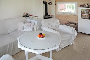 Living Room - Holiday Home on Lake Ostrowo near Baltic Sea (Troszyn)